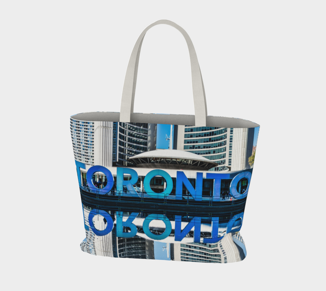 Toronto, Canada Large Tote Bag
